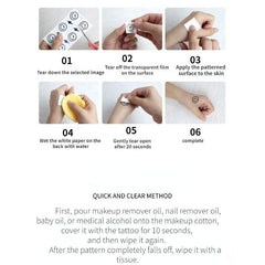 10pcs Glow Football Tattoo Stickers - Waterproof Temporary Face Stickers