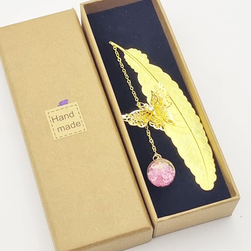 Vintage Butterfly Bookmark - Stationery Gift For Book