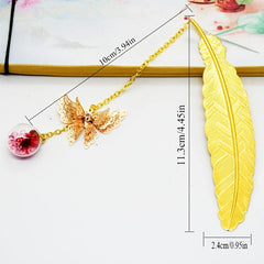 Vintage Butterfly Bookmark - Stationery Gift For Book