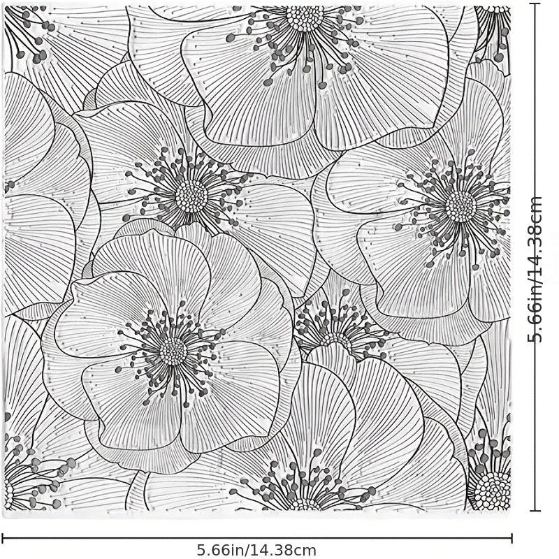 Flowers Clear Stamps for Card Making Scrapbooking DIY Decorations
