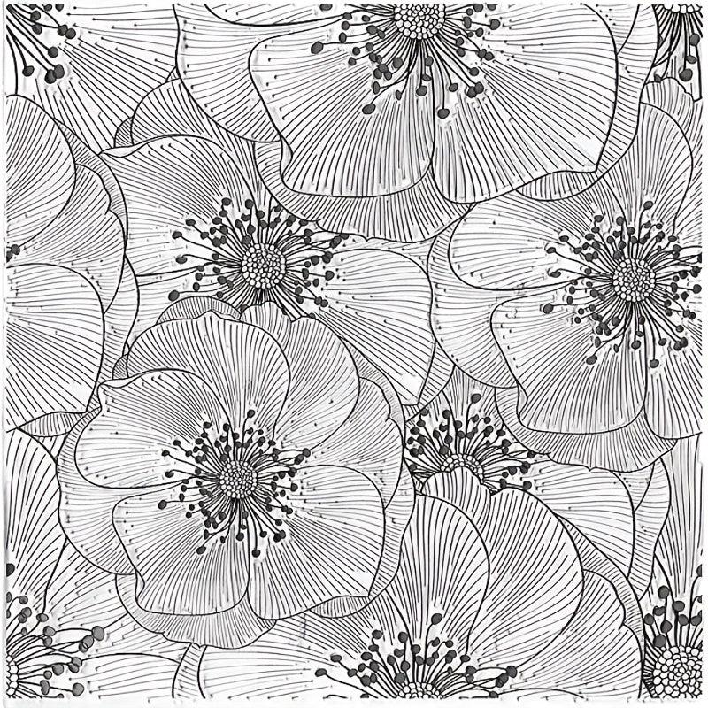 Flowers Clear Stamps for Card Making Scrapbooking DIY Decorations