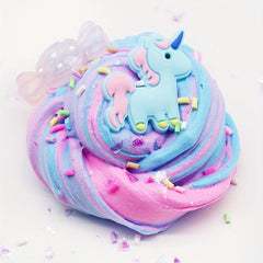 100ml Fluffy Butter Slimes Charms Set Unicorn Scented Clay Fidget Toy