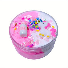 100ml Fluffy Butter Slimes Charms Set Unicorn Scented Clay Fidget Toy