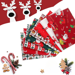 8pcs Fabric Bundles 7.87'' X 9.84'' Quilting Craft Pre Cut Squares Sheets