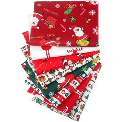 8pcs Fabric Bundles 7.87'' X 9.84'' Quilting Craft Pre Cut Squares Sheets