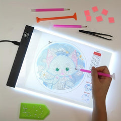 USB LED Light Pad for Diamond Painting Adjustable Brightness
