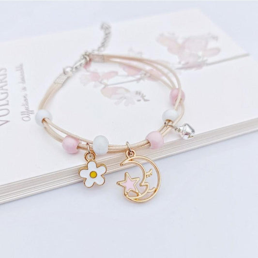Star Moon Woven Girl Girlfriend Couple Gift Hand Rope