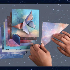 50pcs Origami Paper 15 24x15 24 Cm Starry Space Craft Folding Paper