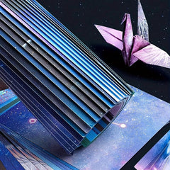 50pcs Origami Paper 15 24x15 24 Cm Starry Space Craft Folding Paper