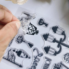 Cartoon Seal Reusable Stationery for Card Decoration and Scrapbook Crafts