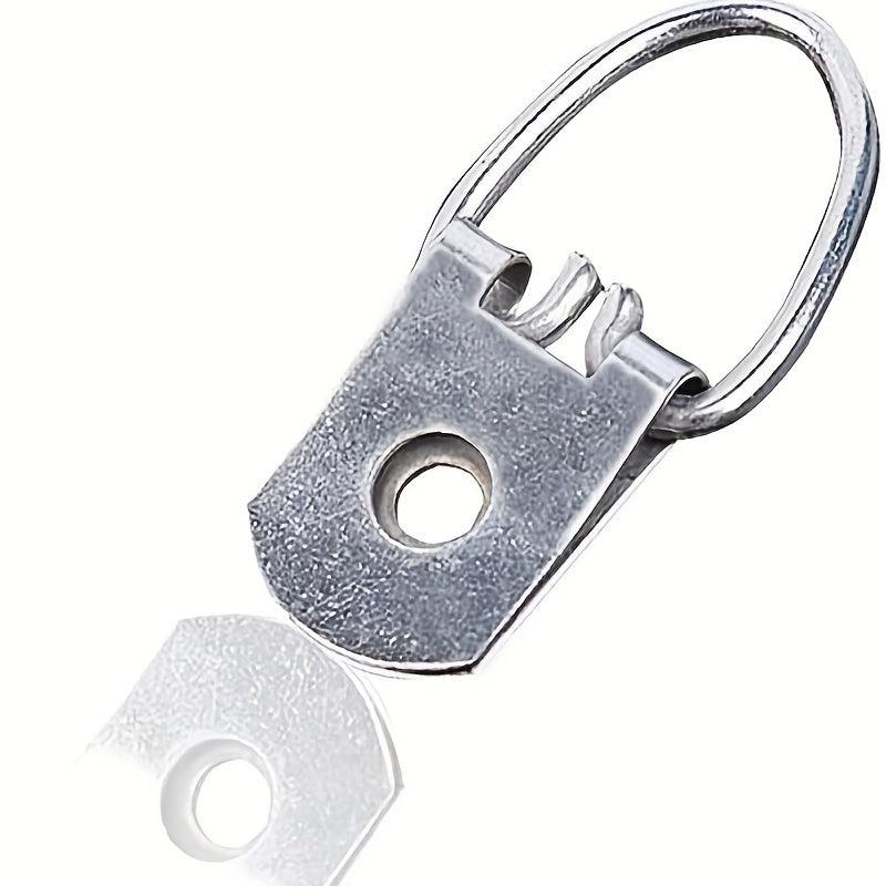 10pcs D Ring Picture Hangers With Screws For Hanging Artwork