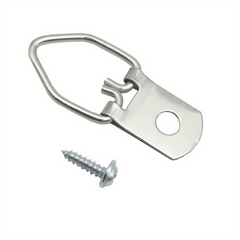 10pcs D Ring Picture Hangers With Screws For Hanging Artwork