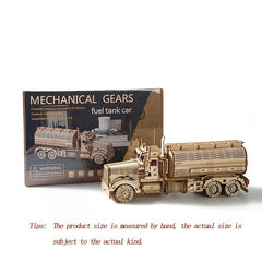 Tanker Truck 3D Wooden Jigsaw Puzzle Toy Gift For Adults