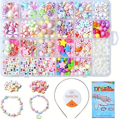 Unicorn Bead Jewelry Making Kit for Kids