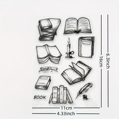 Cartoon Transparent Journal Seal Reusable Stationery Seal