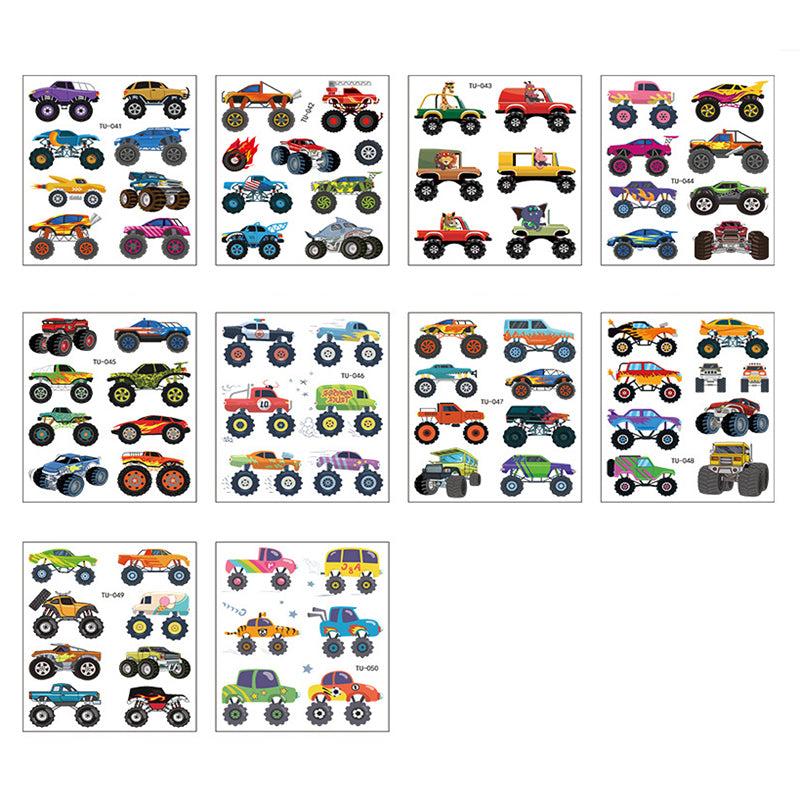 10 Sheets Temporary Tattoos for Parties & Prizes