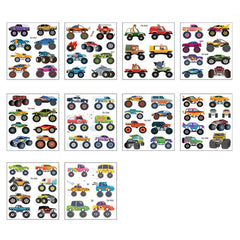 10 Sheets Temporary Tattoos for Parties & Prizes