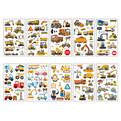10 Sheets Temporary Tattoos for Parties & Prizes