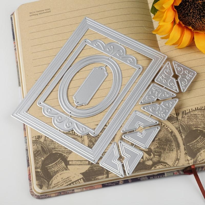 Metal Cutting Dies Frame Stencils DIY Scrapbooking Stamp Album Decorative Emboss