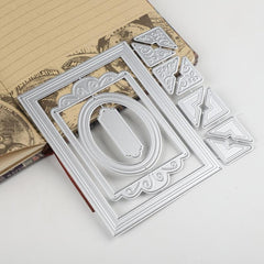 Metal Cutting Dies Frame Stencils DIY Scrapbooking Stamp Album Decorative Emboss