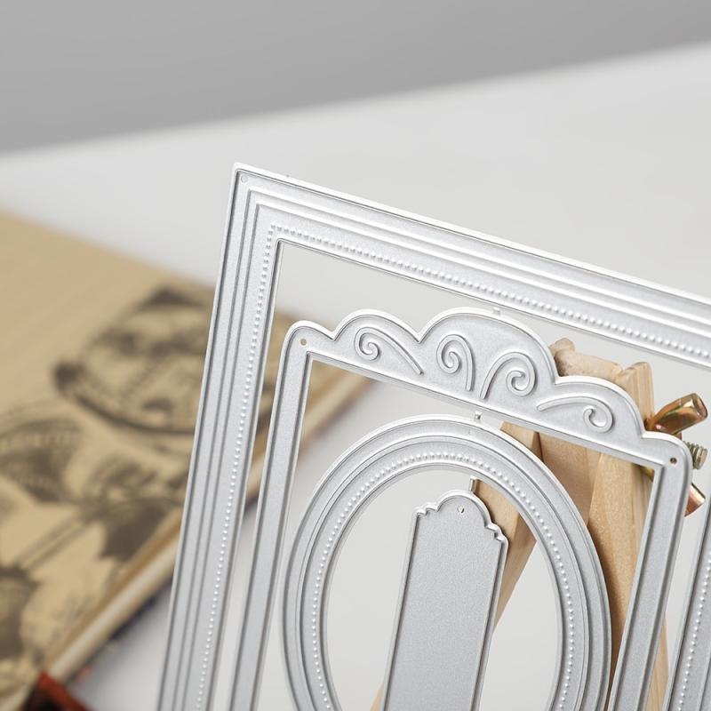 Metal Cutting Dies Frame Stencils DIY Scrapbooking Stamp Album Decorative Emboss