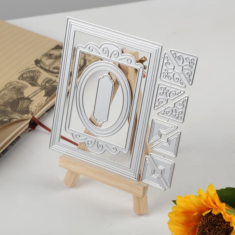 Metal Cutting Dies Frame Stencils DIY Scrapbooking Stamp Album Decorative Emboss