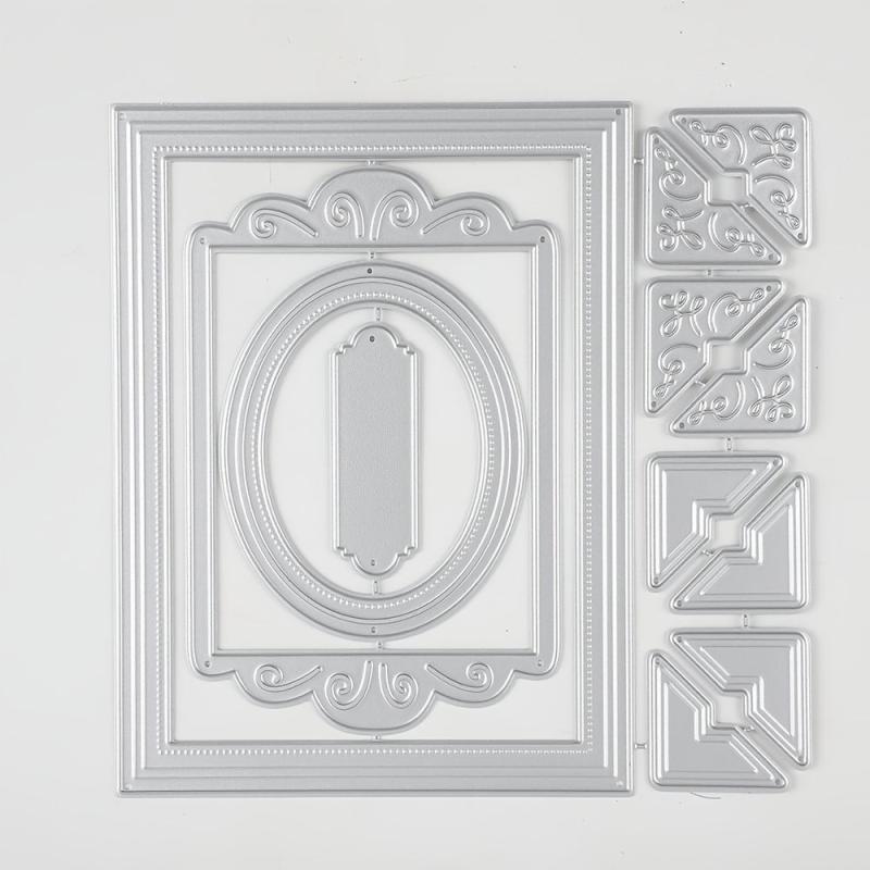 Metal Cutting Dies Frame Stencils DIY Scrapbooking Stamp Album Decorative Emboss