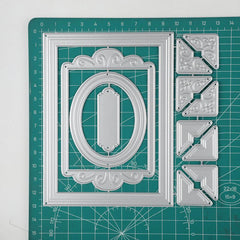 Metal Cutting Dies Frame Stencils DIY Scrapbooking Stamp Album Decorative Emboss