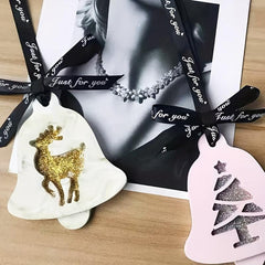 4pcs Christmas Resin Molds for Ornaments Wax Casting Pendant Mold