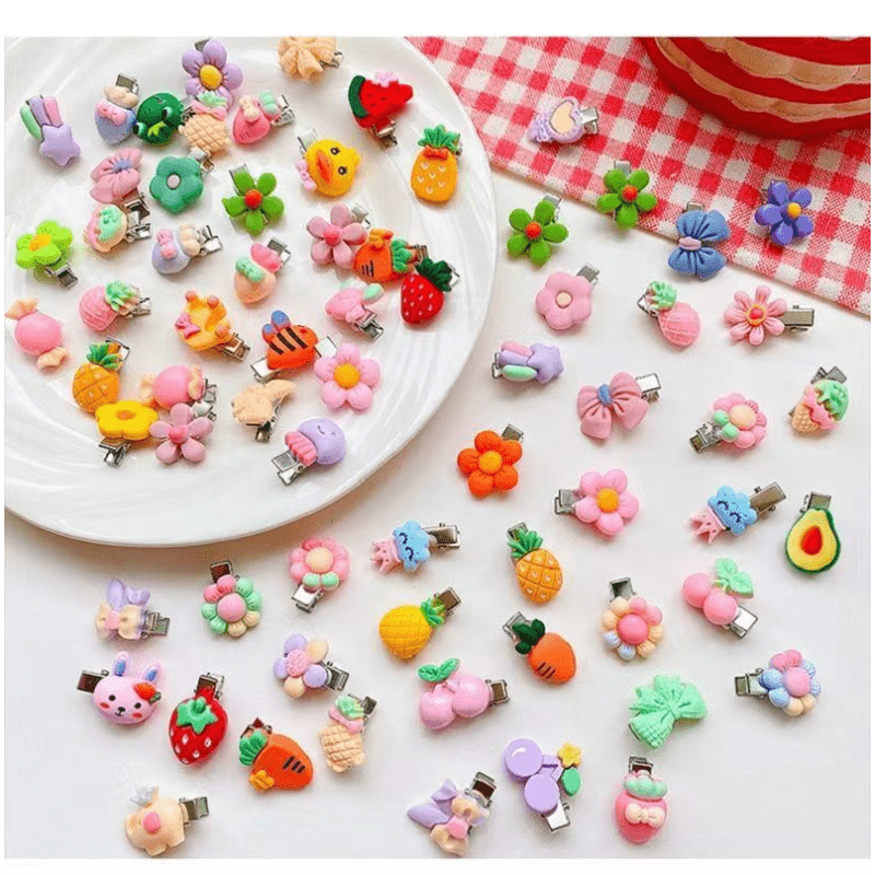 20pcs Mini Hair Clips for Girls DIY Hair Accessories Kids