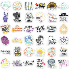100pcs Inspirational Quote Stickers for Adults and Teachers