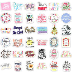 100pcs Inspirational Quote Stickers for Adults and Teachers