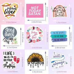 100pcs Inspirational Quote Stickers for Adults and Teachers