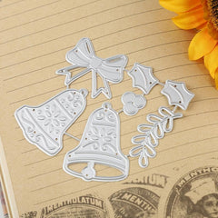 Metal Cutting Dies Christmas Bells Stencils DIY Scrapbooking Stamp