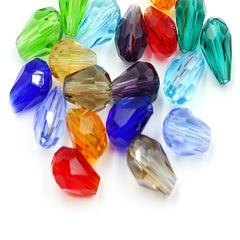 10pcs Glass Crystal Beads for Jewelry Making