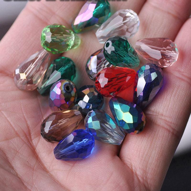 10pcs Glass Crystal Beads for Jewelry Making
