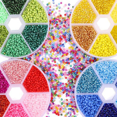 Glass Rice Bead Set 1 Set pack