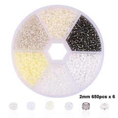 Glass Rice Bead Set 1 Set pack