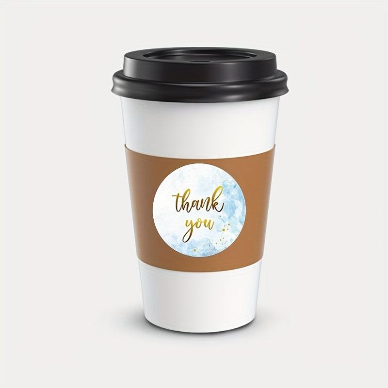 500 Thank You Stickers Bakery Envelope Label Sticky Notes