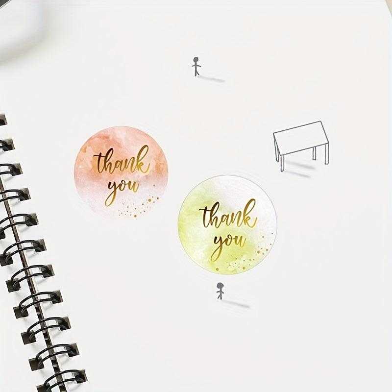 500 Thank You Stickers Bakery Envelope Label Sticky Notes