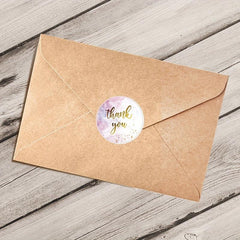 500 Thank You Stickers Bakery Envelope Label Sticky Notes