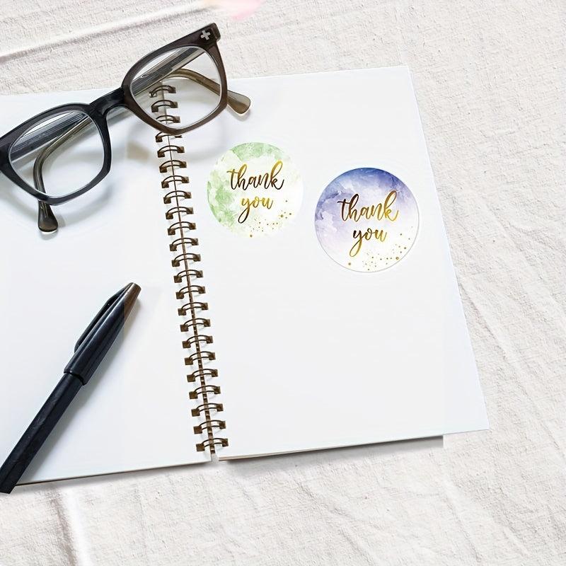 500 Thank You Stickers Bakery Envelope Label Sticky Notes