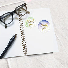 500 Thank You Stickers Bakery Envelope Label Sticky Notes