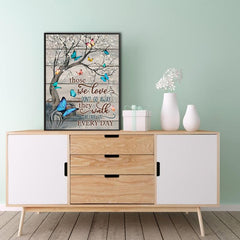 5D Diamond Painting Set - Butterfly Big Tree Family Wall Decoration