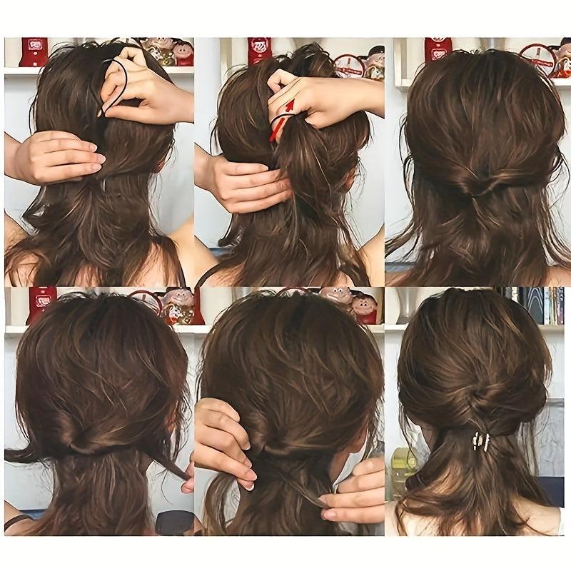 Magic Hair Braided Hair Curler Styling Set Hair Braid Pull Ponytail