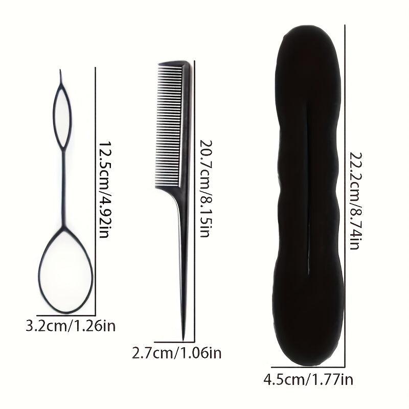Magic Hair Braided Hair Curler Styling Set Hair Braid Pull Ponytail
