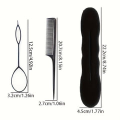 Magic Hair Braided Hair Curler Styling Set Hair Braid Pull Ponytail