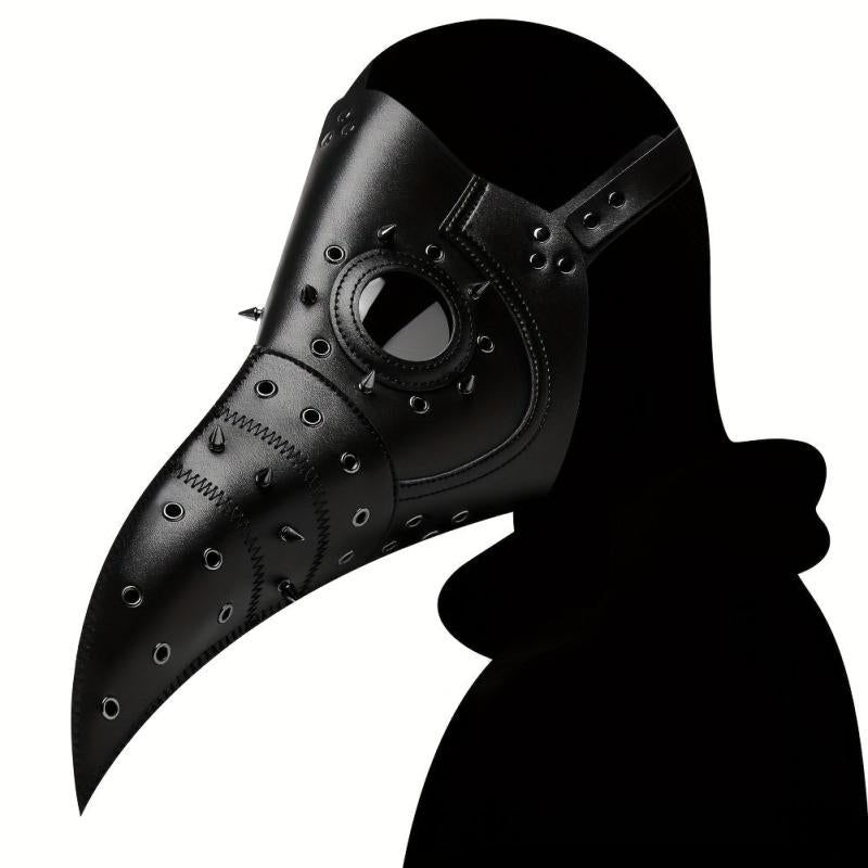 Halloween Cosplay Plague Doctor Mask and Cape Set
