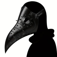 Halloween Cosplay Plague Doctor Mask and Cape Set
