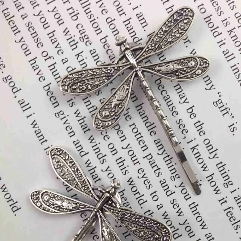 Vintage Dragonfly Hairpins Bridal Headdress Wedding Hair Accessories